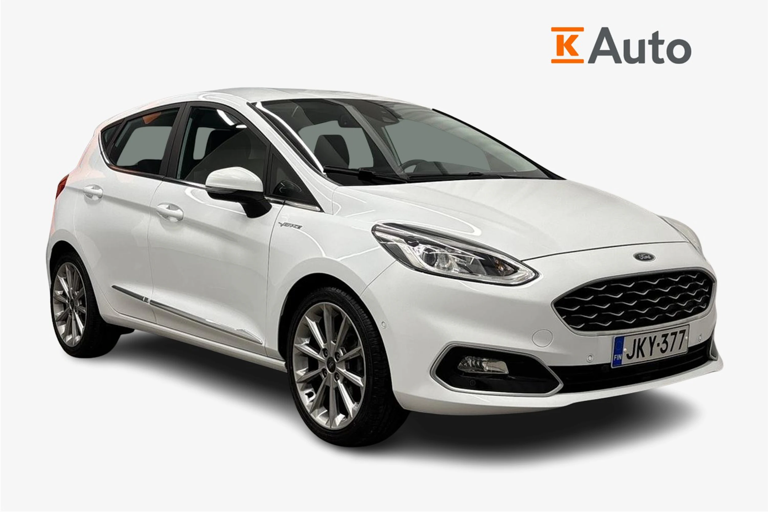 valkoinen Ford Fiesta 2018 kuva 1.
