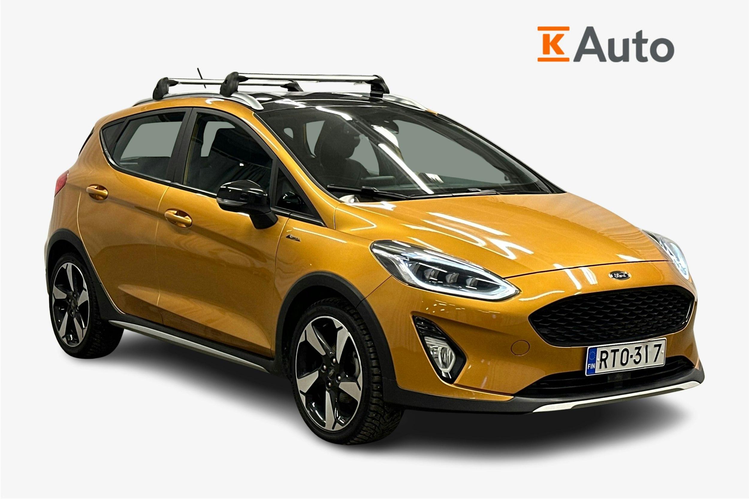 keltainen Ford Fiesta 2019 kuva 1.