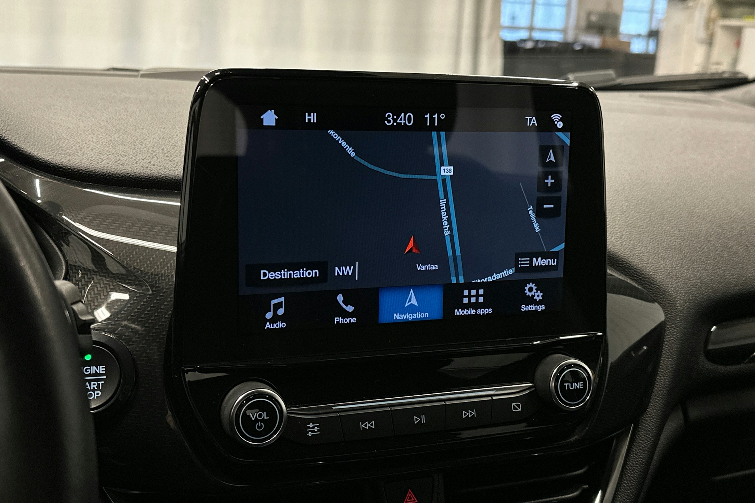 keltainen Ford Fiesta 2019 kuva 24.