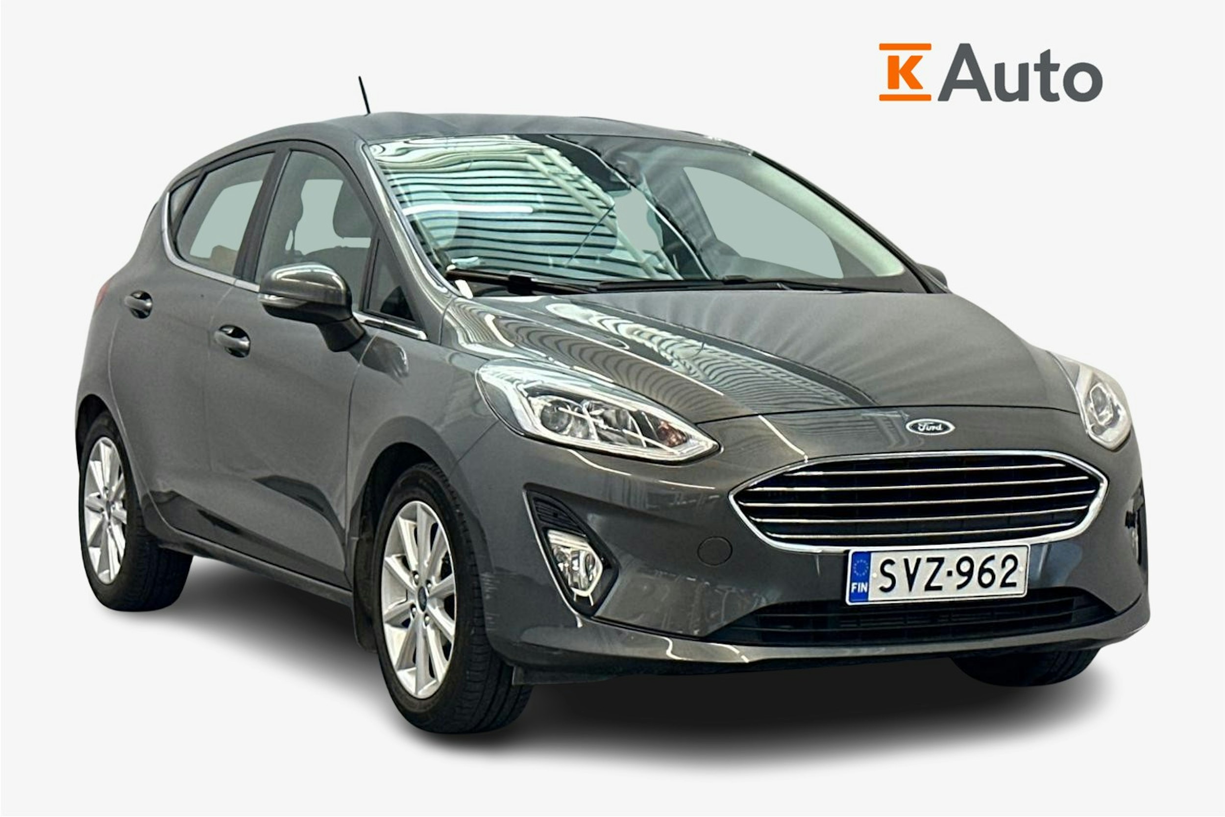 harmaa Ford Fiesta 2019 kuva 1.