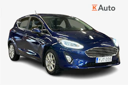 sininen metalliväri Ford Fiesta 2019 kuva 1.