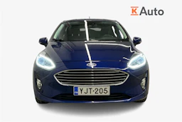 sininen metalliväri Ford Fiesta 2019 kuva 5.