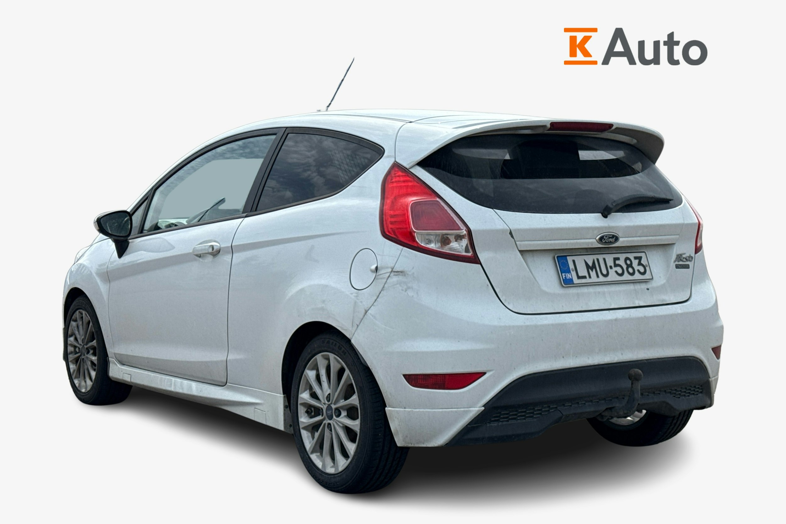 Valkoinen Ford Fiesta Van 2015 kuva 2.