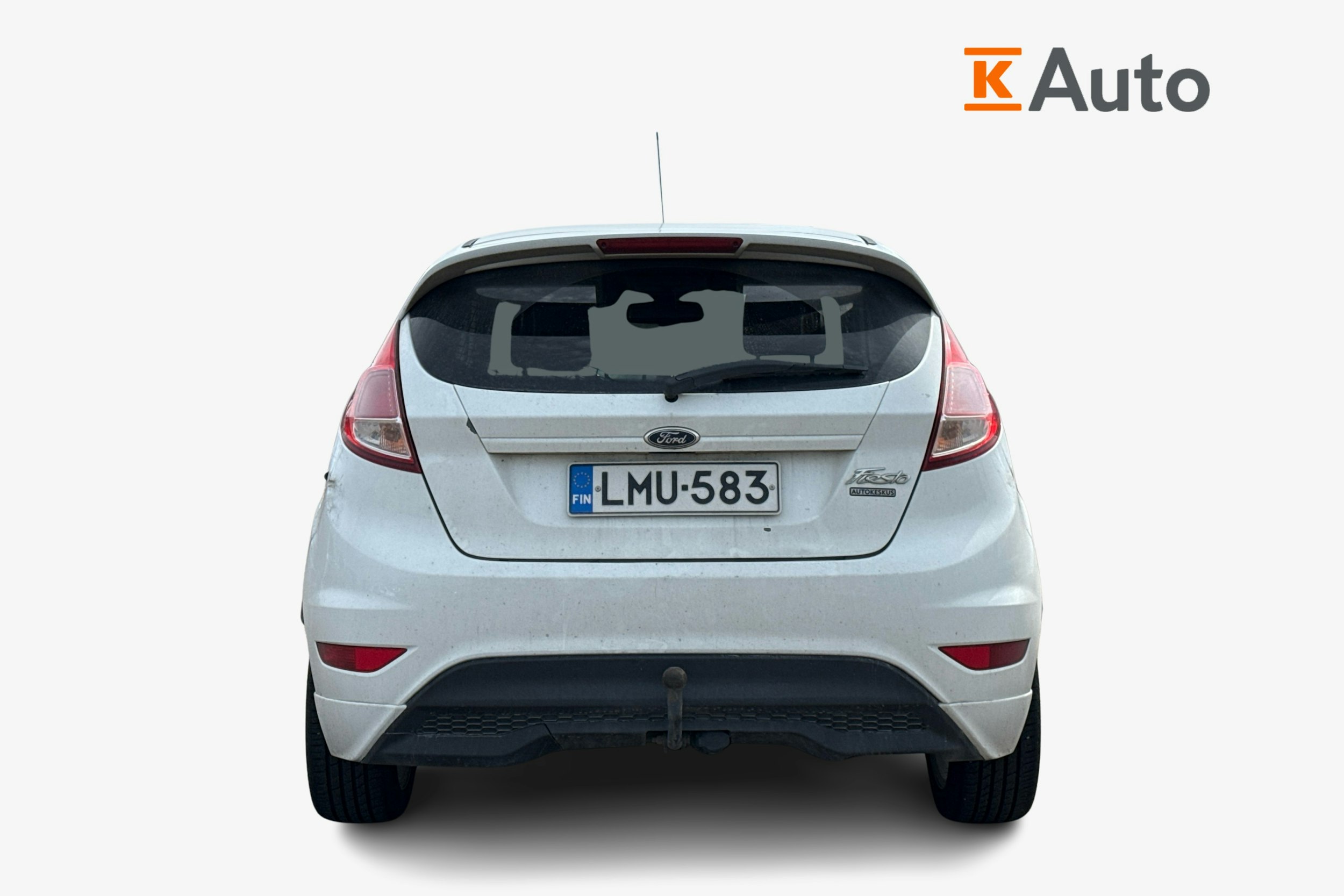Valkoinen Ford Fiesta Van 2015 kuva 3.