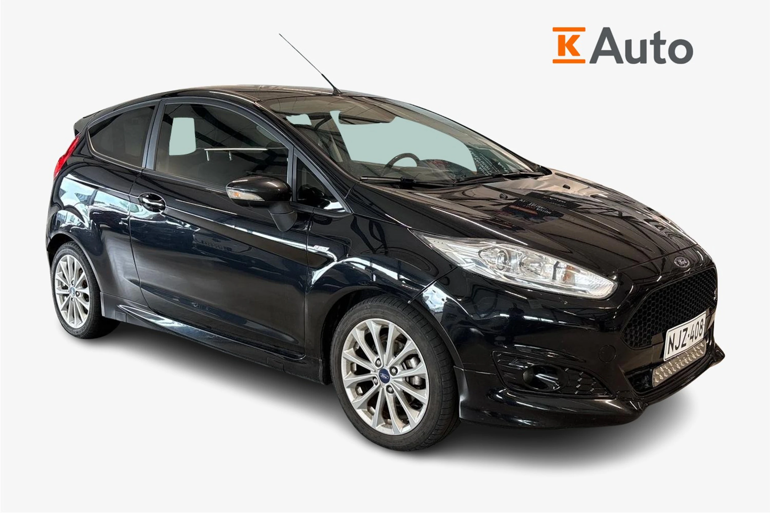 Musta Ford Fiesta Van 2015 kuva 1.