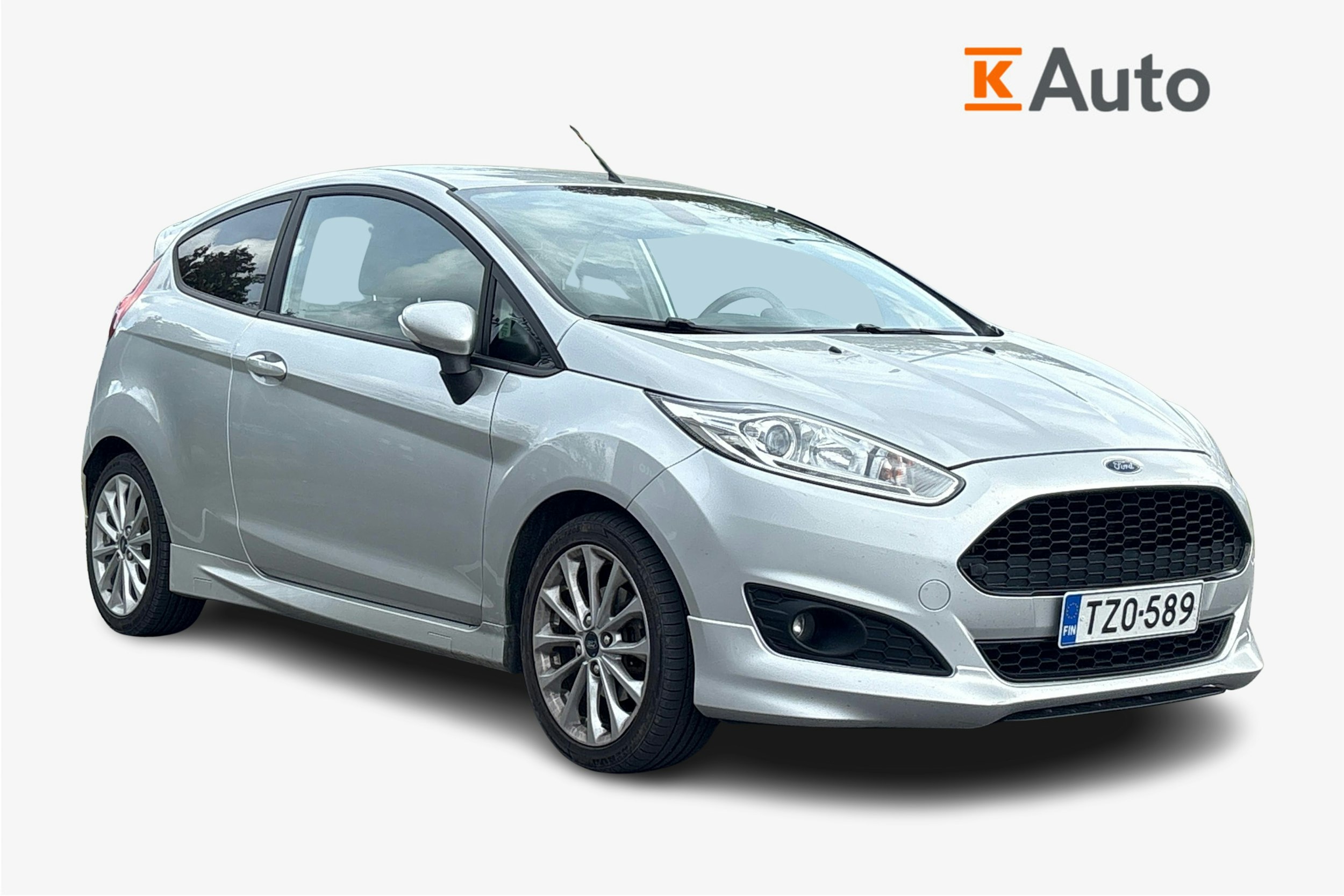 harmaa Ford Fiesta Van 2015 kuva 1.