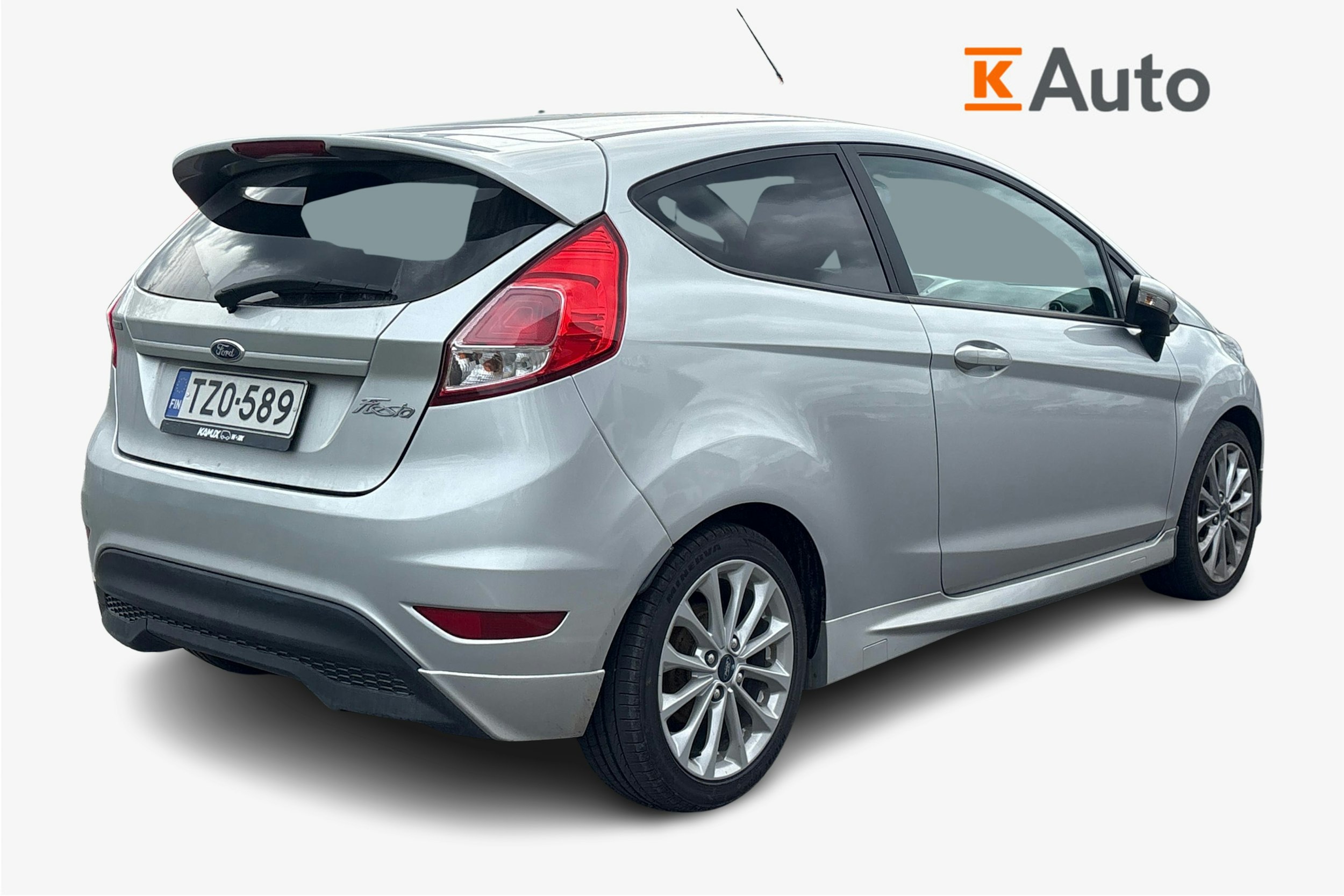 harmaa Ford Fiesta Van 2015 kuva 2.