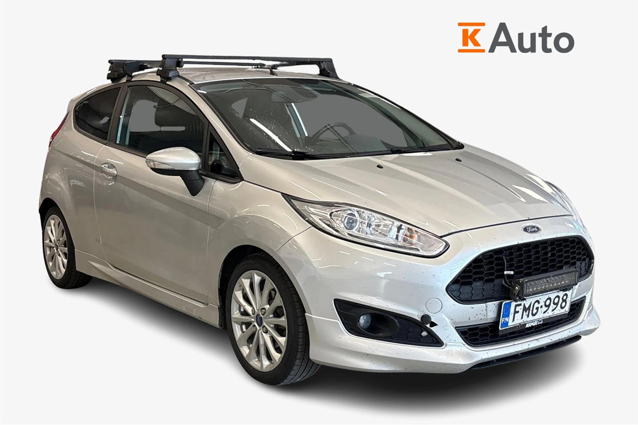 Harmaa Ford Fiesta Van 2016 kuva 1.