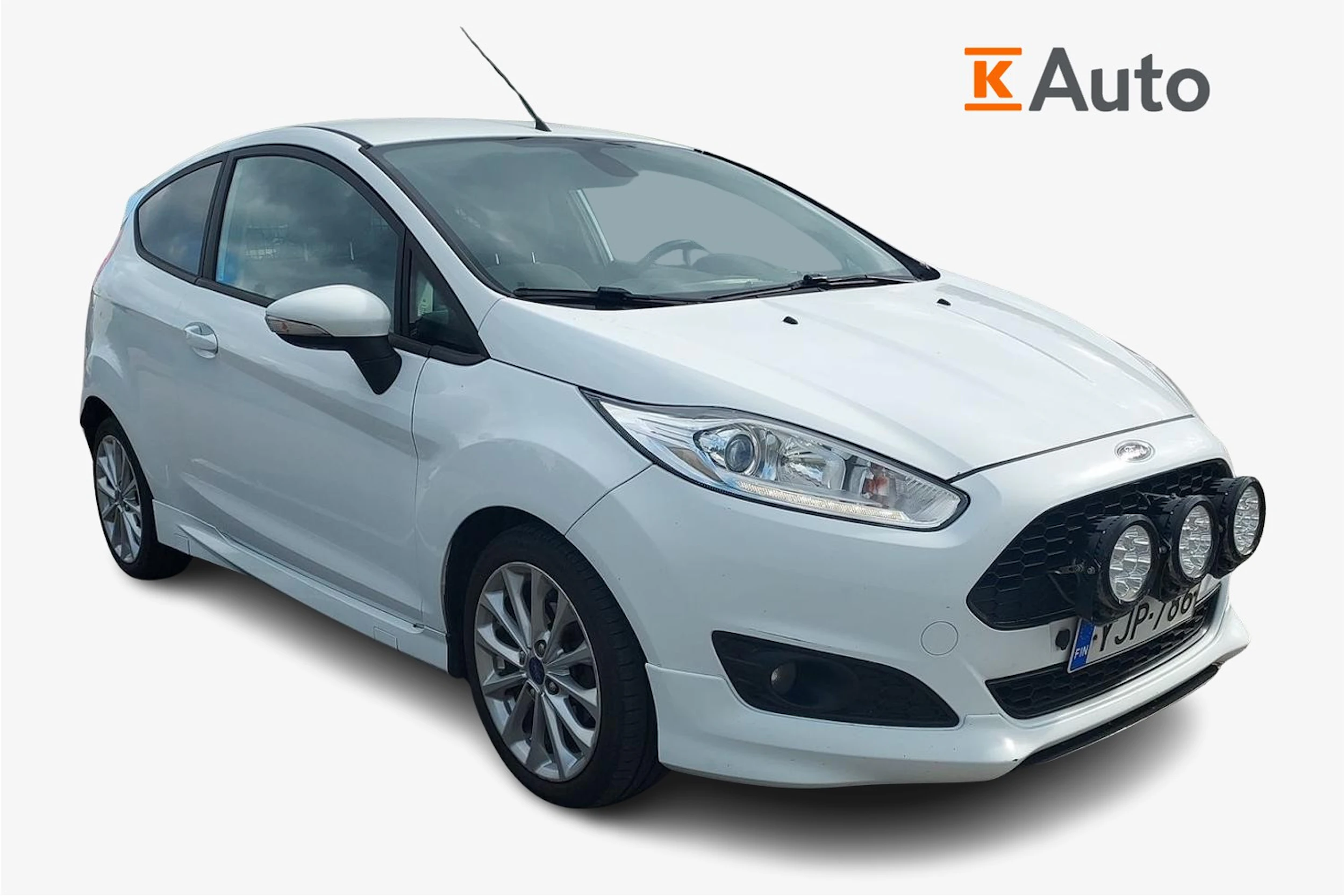 valkoinen Ford Fiesta Van 2017 kuva 1.