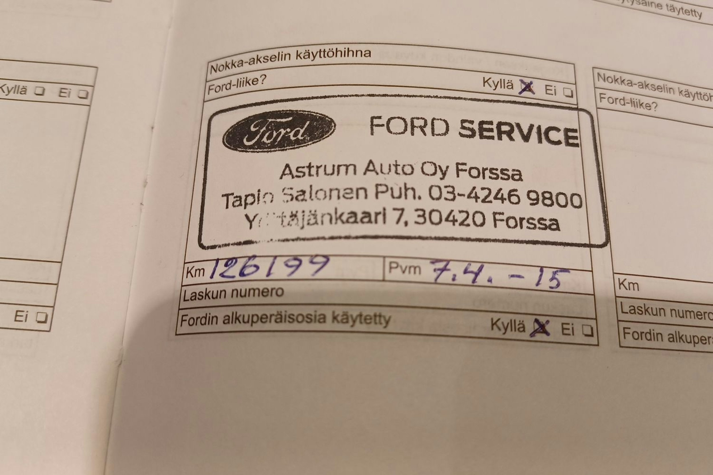 Sininen Ford FOCUS 2007 kuva 29.