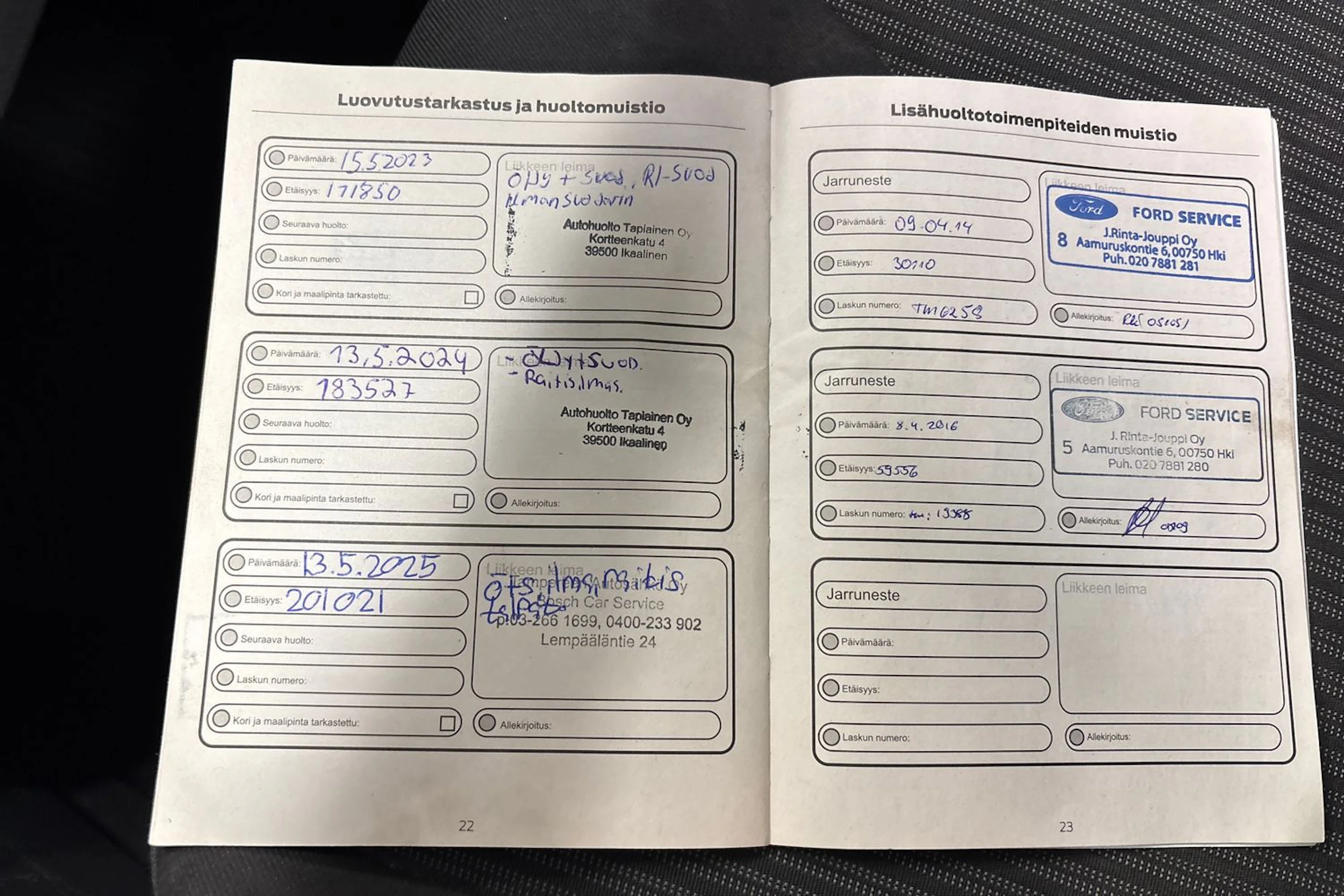 sininen Ford Focus 2012 kuva 24.