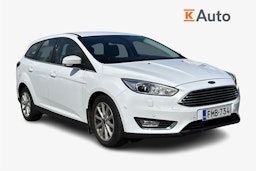 valkoinen Ford Focus 2015 kuva 1.