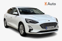 valkoinen Ford Focus 2019 kuva 1.