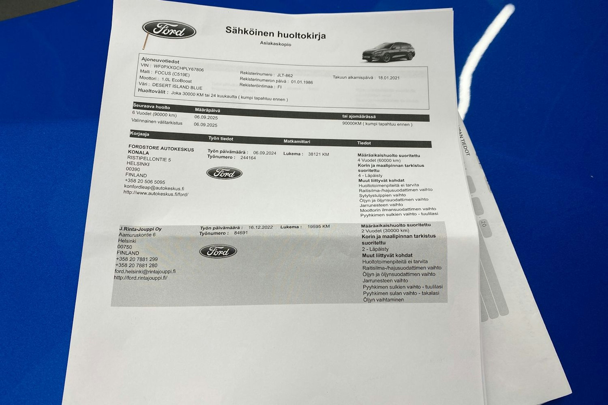 met. sininen Ford Focus 2021 kuva 32.