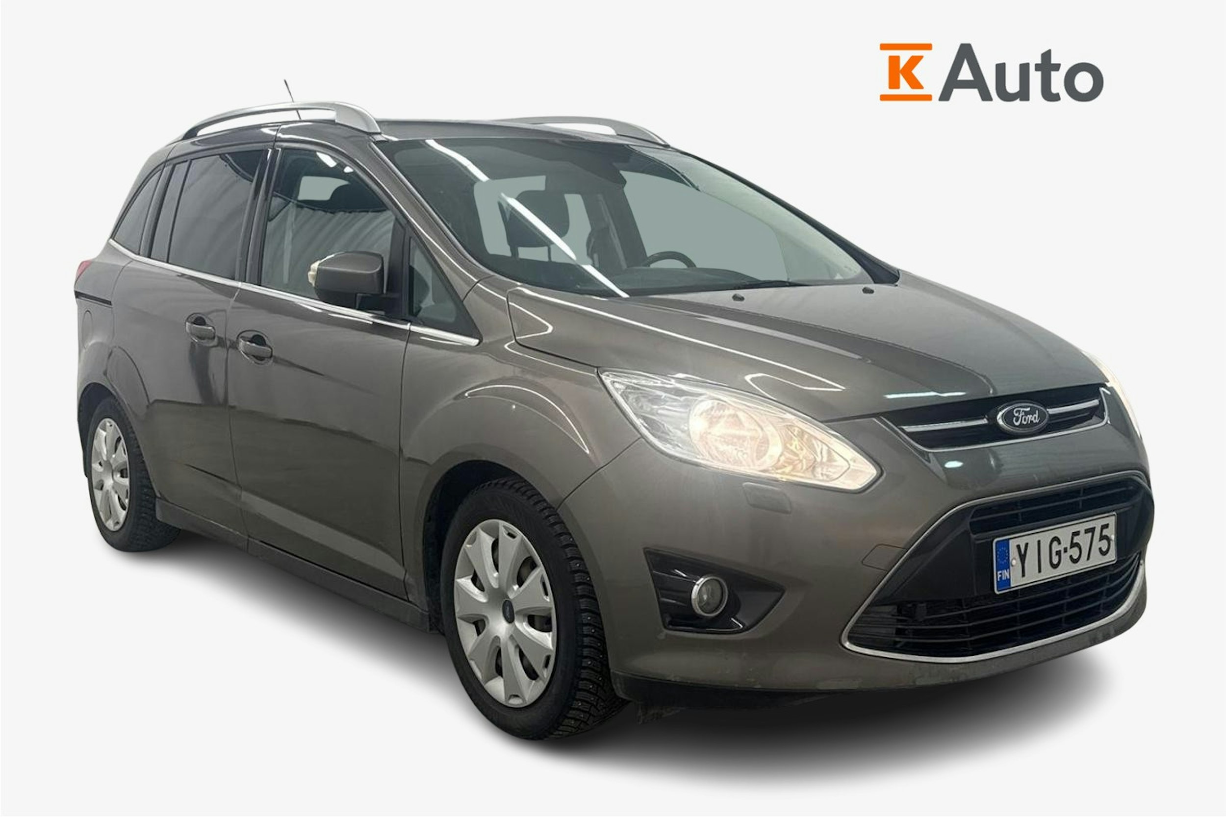 Ruskea (beige) Ford Grand C-Max 2013 kuva 1.