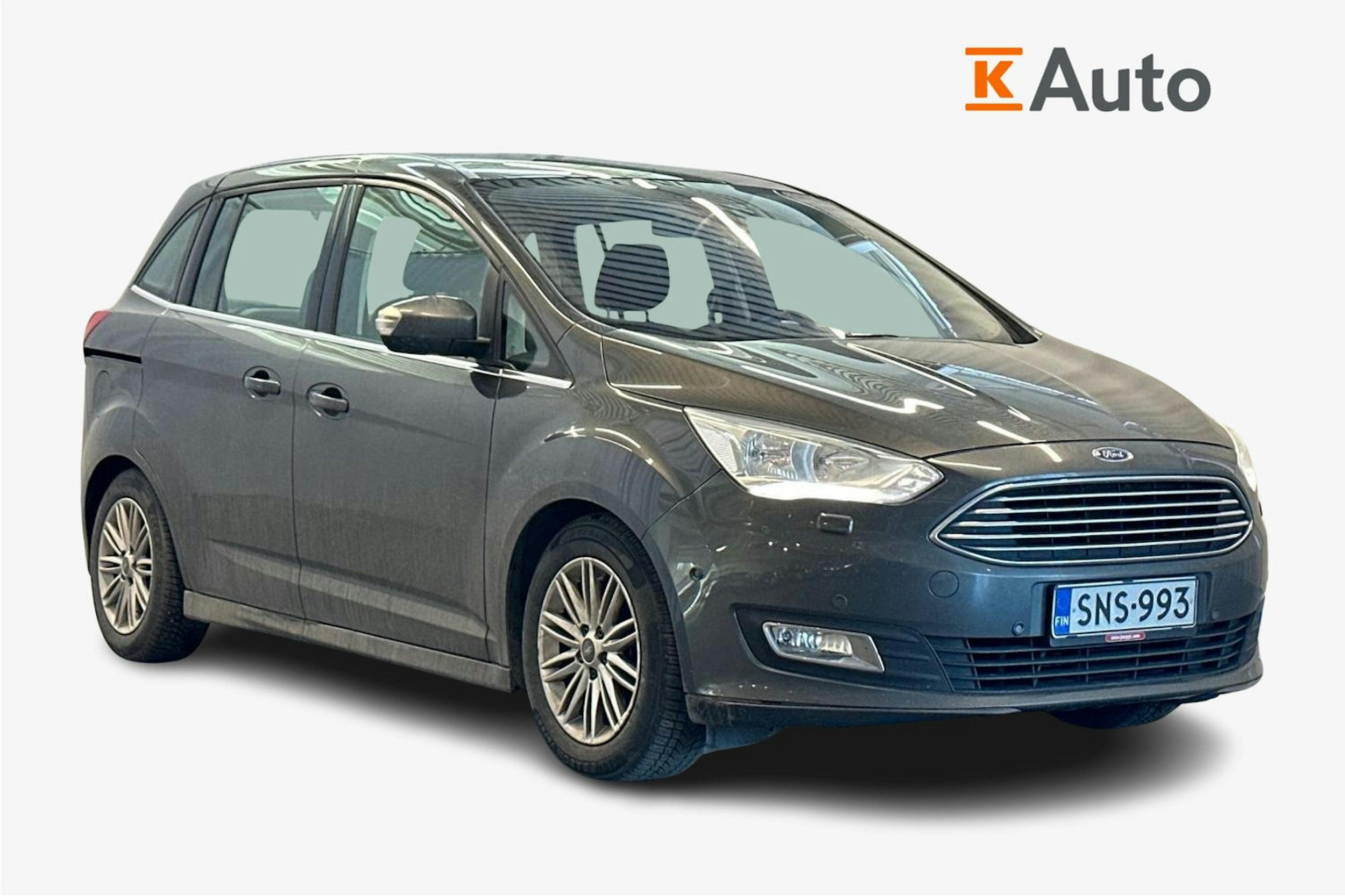 harmaa Ford Grand C-Max 2016 kuva 1.