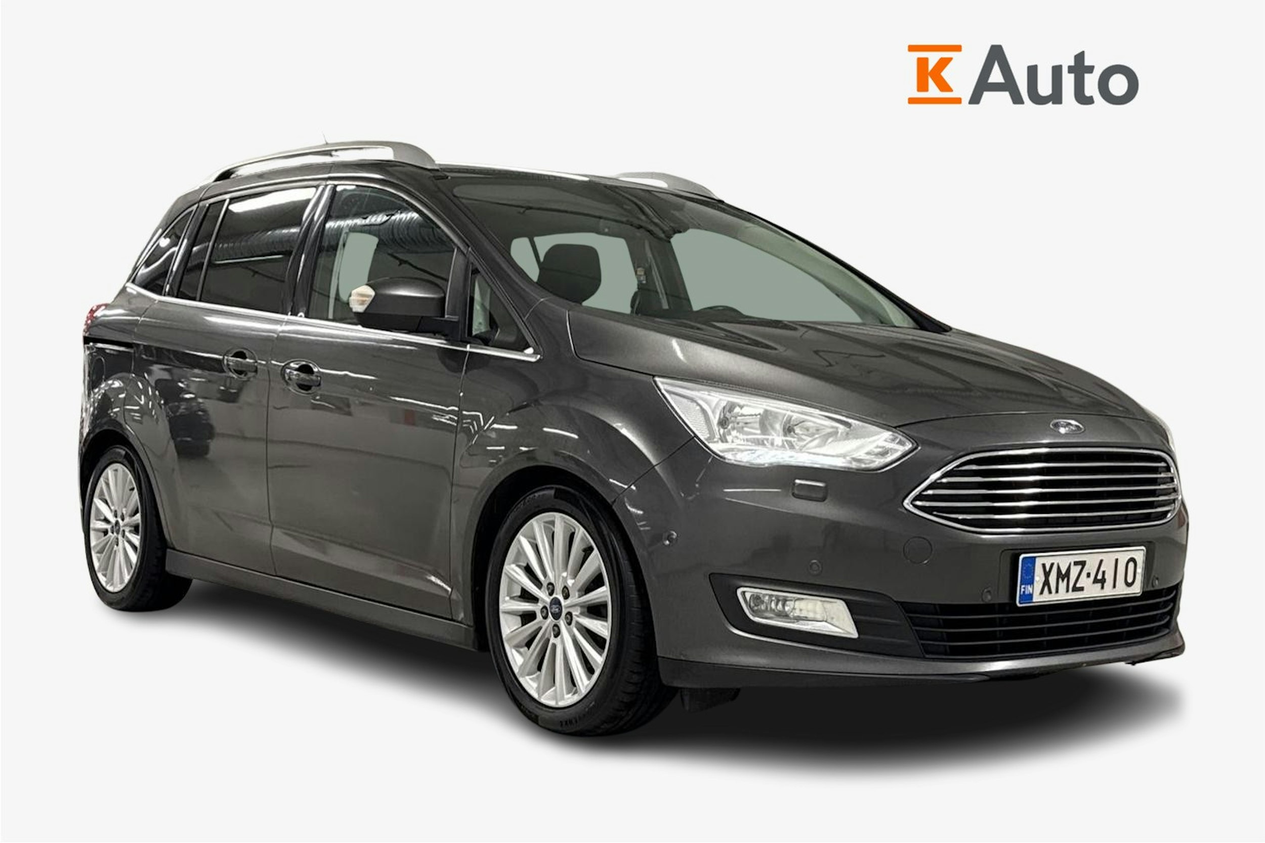 harmaa Ford Grand C-Max 2016 kuva 1.