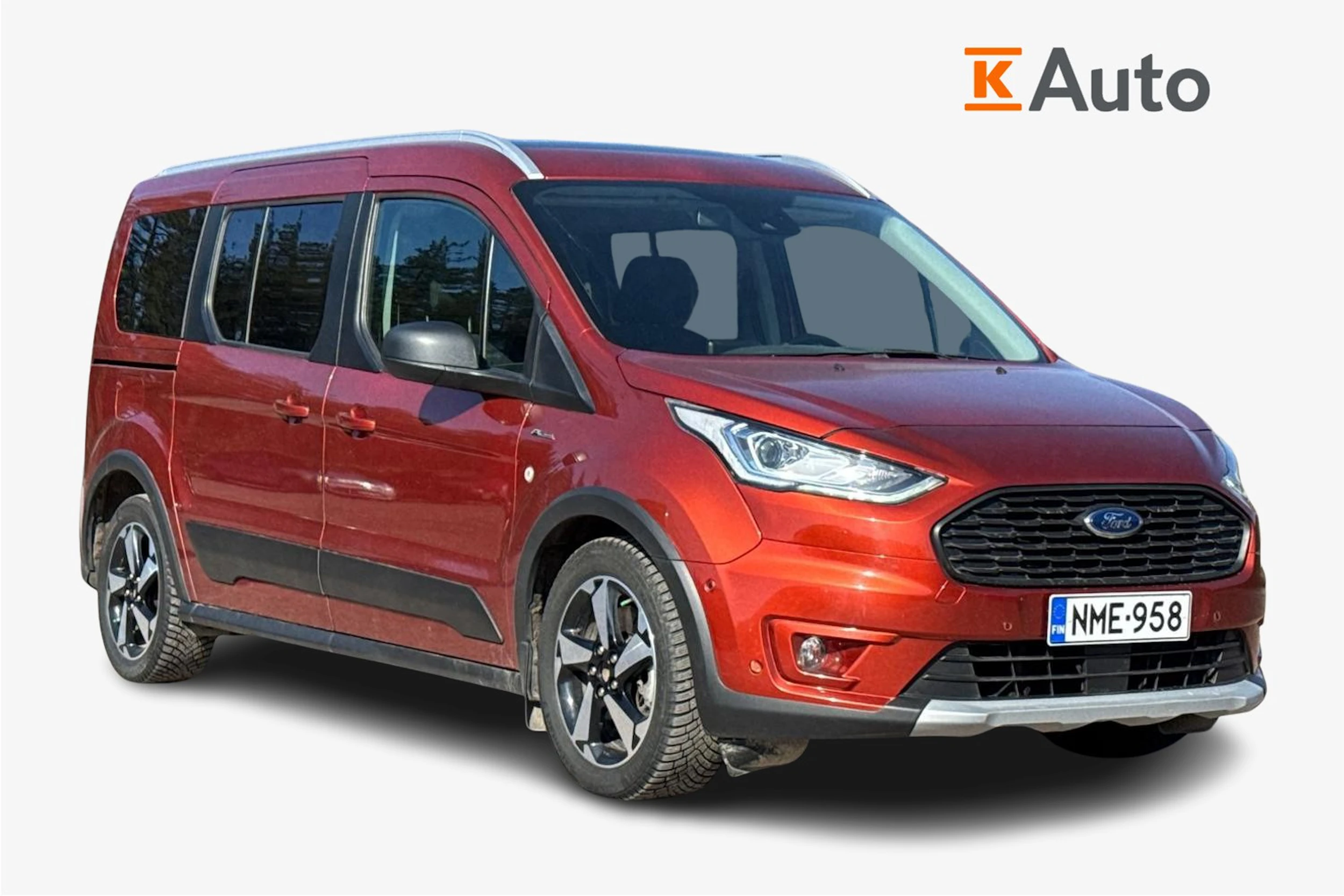 punainen Ford Grand Tourneo Connect 2021 kuva 1.
