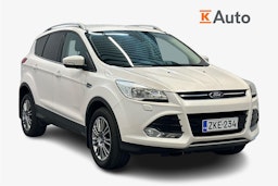 Valkoinen Ford Kuga 2014 kuva 1.