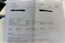 Sininen Ford MONDEO 2009 kuva 35.