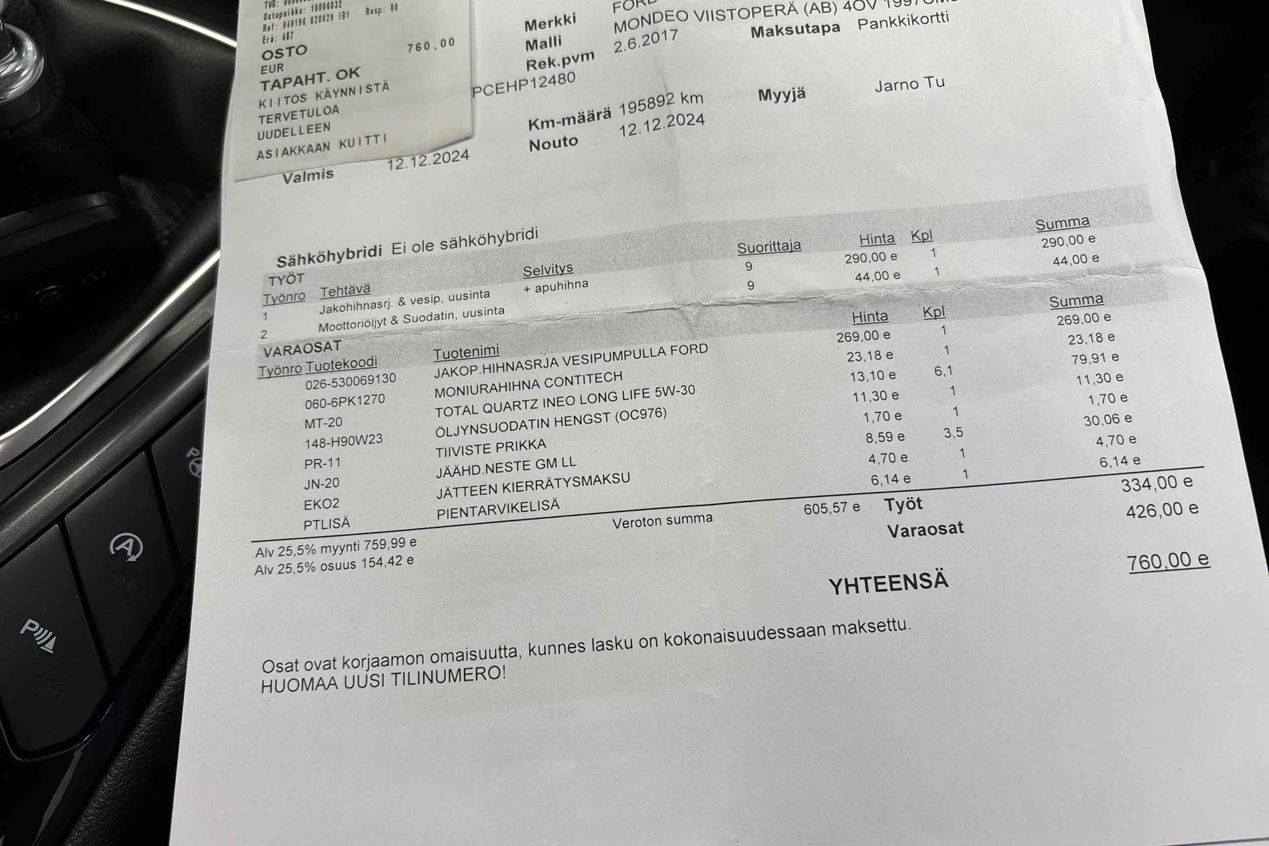 musta Ford Mondeo 2017 kuva 44.