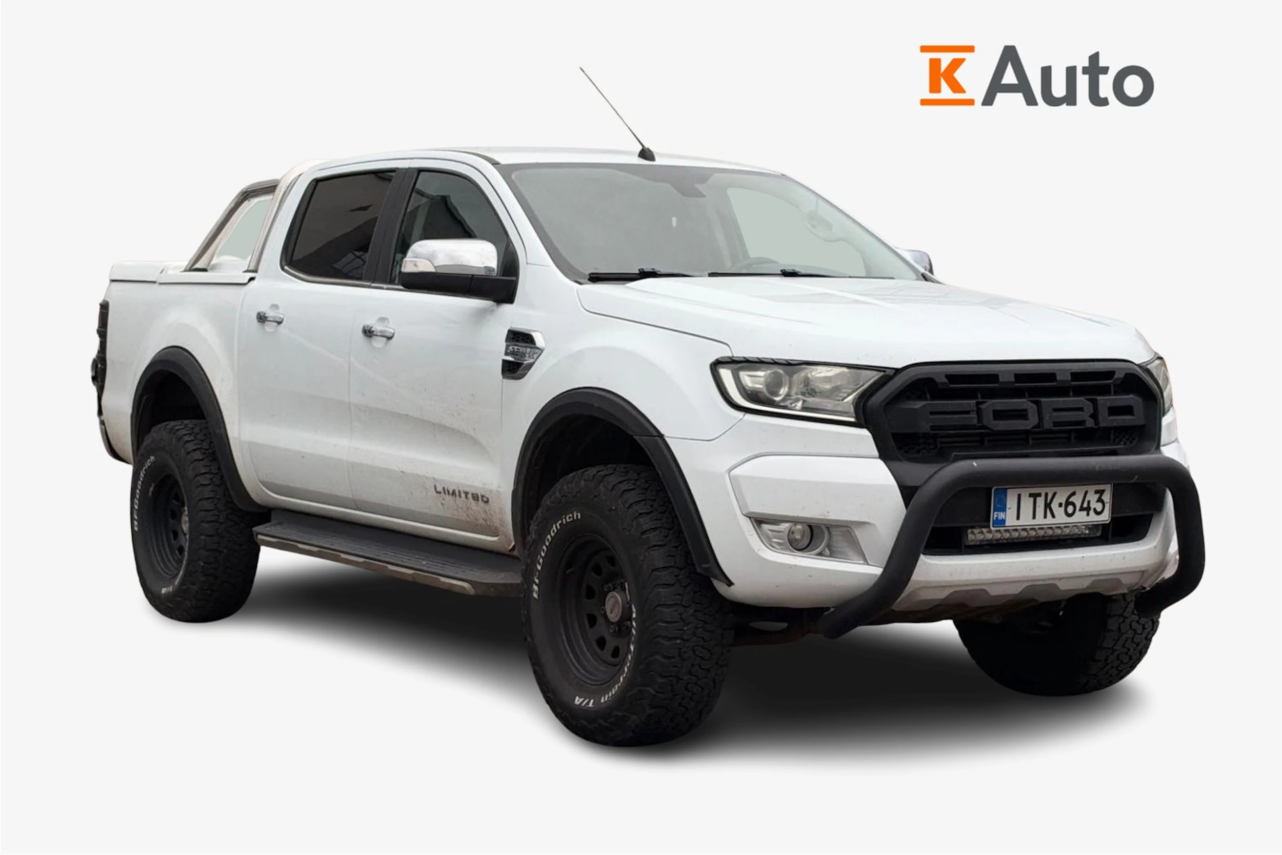 valkoinen Ford Ranger 2016 kuva 1.