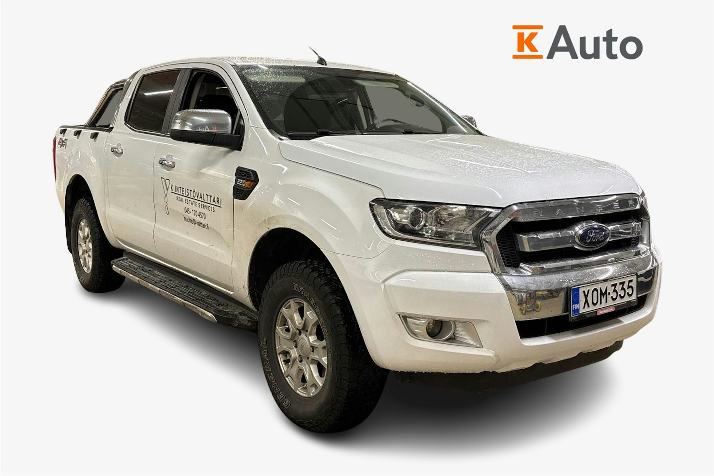 met. valkoinen Ford Ranger 2018 kuva 1.