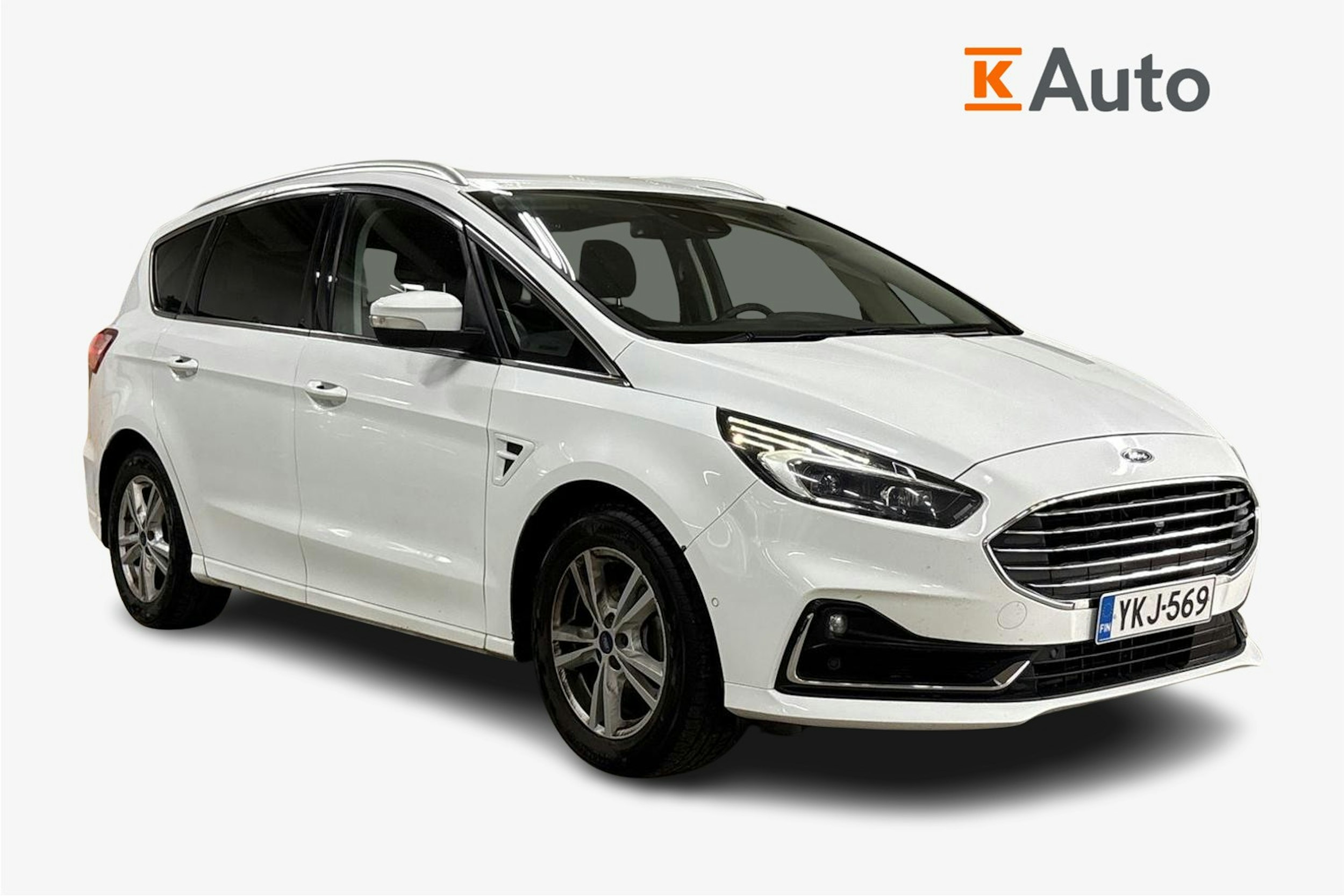 Valkoinen Ford S-Max 2020 kuva 1.