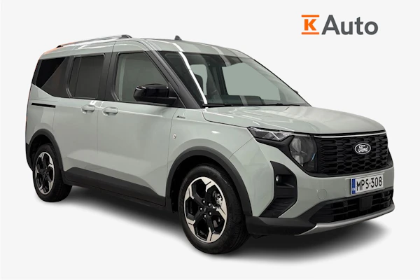 Ford Tourneo Courier Active 1.0 EcoBoost 125 hv -bensiinimoottori A7-automaattivaihteisto | 1-om. Suomi-auto | Vetokoukku