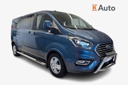 Sininen Ford Tourneo Custom 2019 kuva 1.