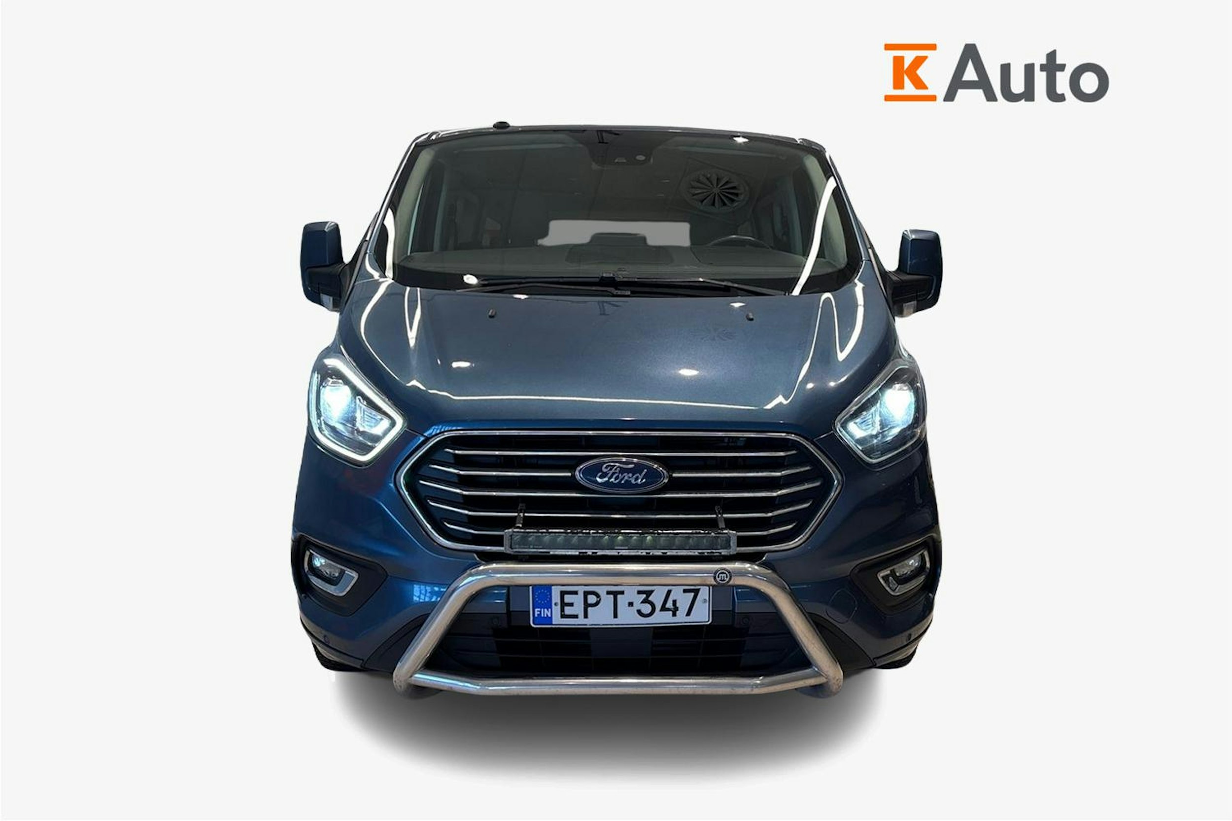 Sininen Ford Tourneo Custom 2019 kuva 4.