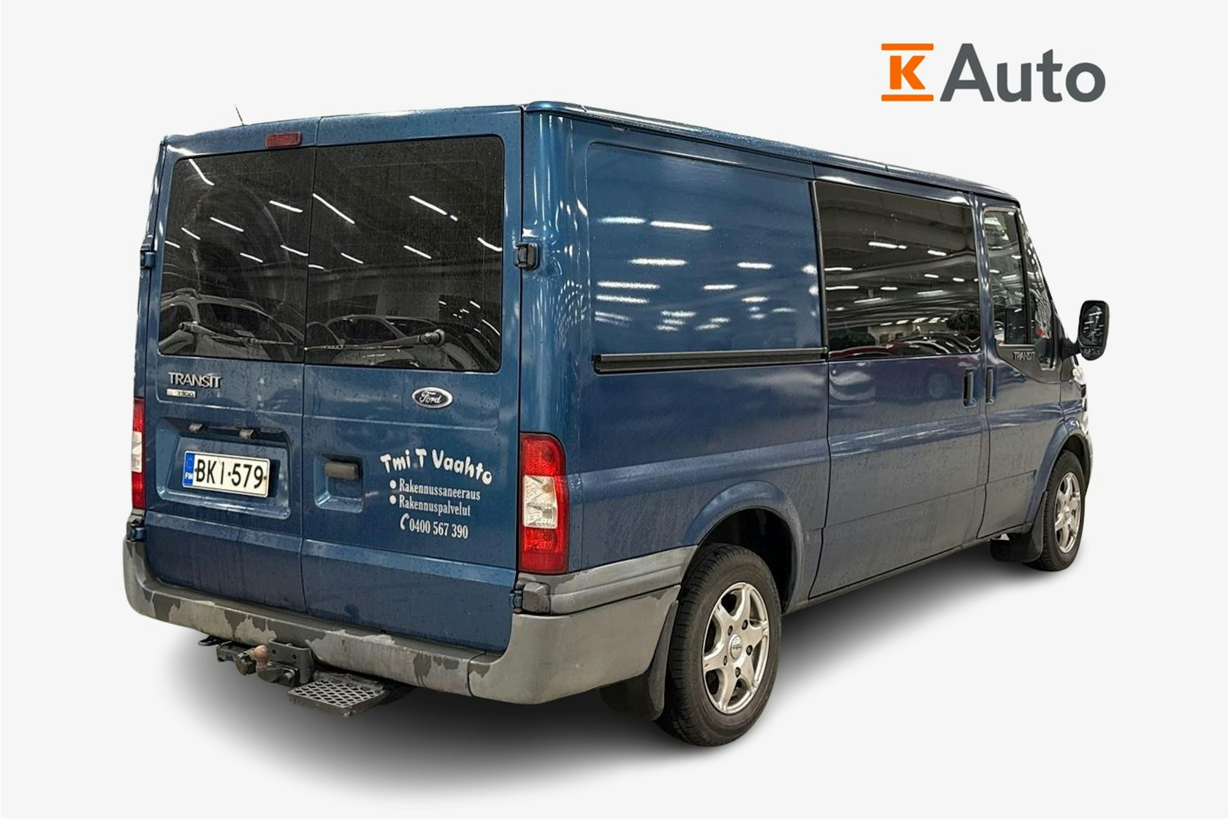 vihreä Ford Transit 2006 kuva 2.