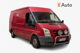 punainen Ford Transit 2009 kuva 1.