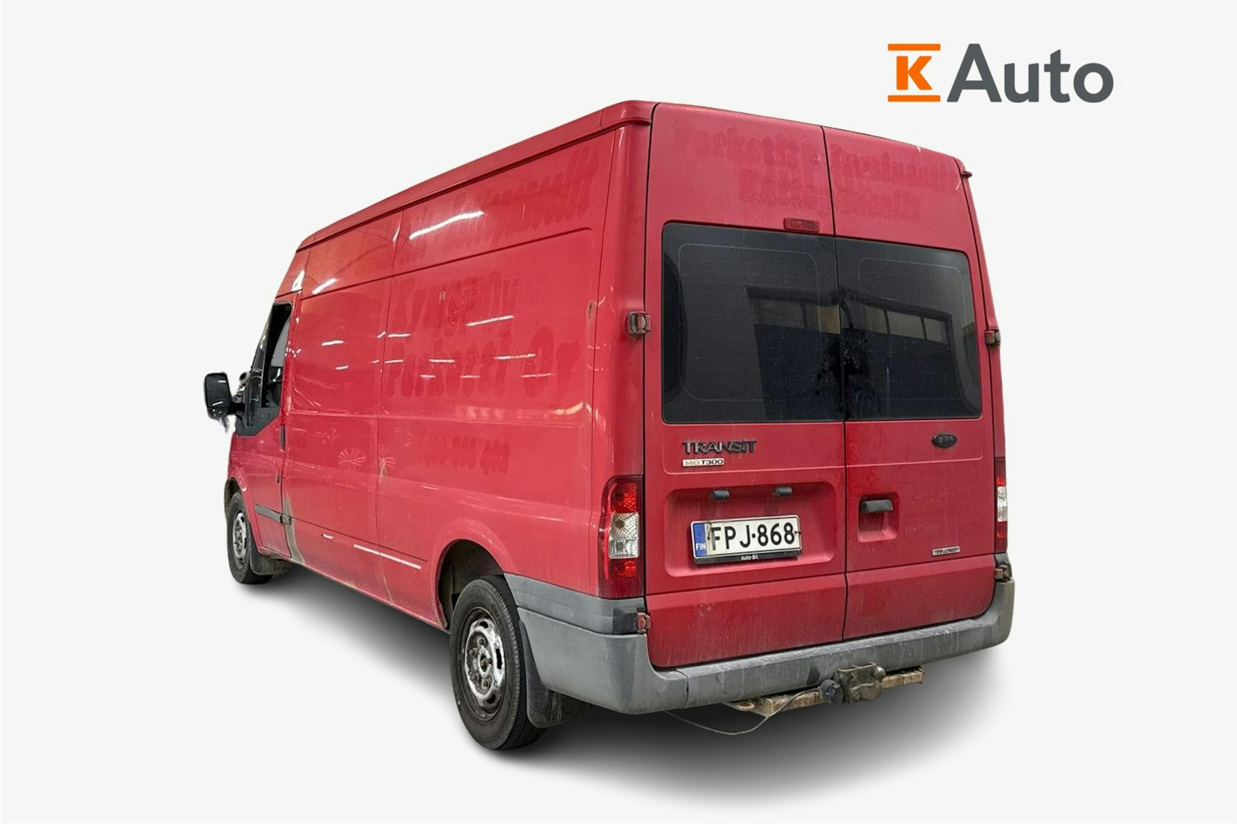 punainen Ford Transit 2009 kuva 2.