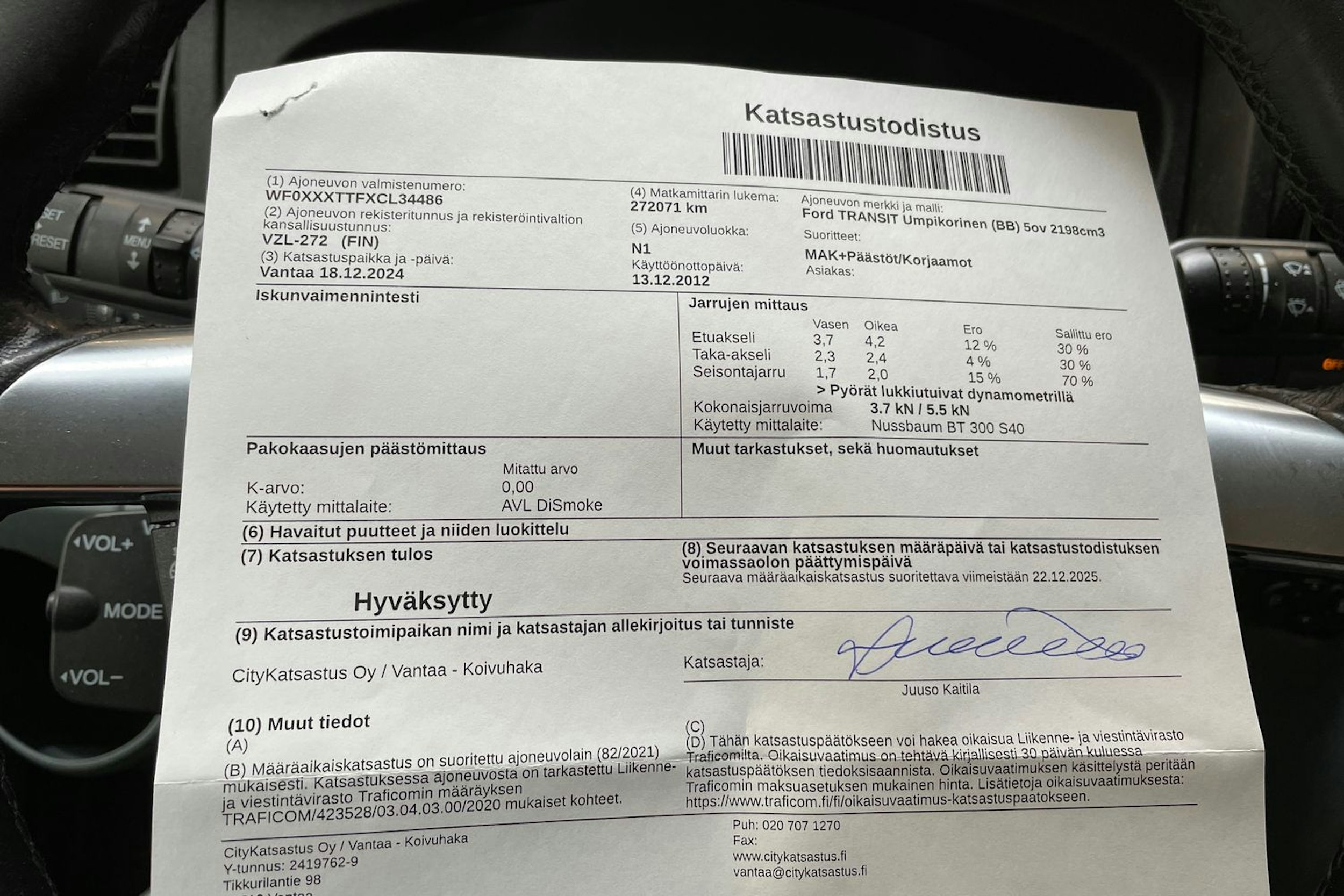 valkoinen Ford Transit 2013 kuva 33.