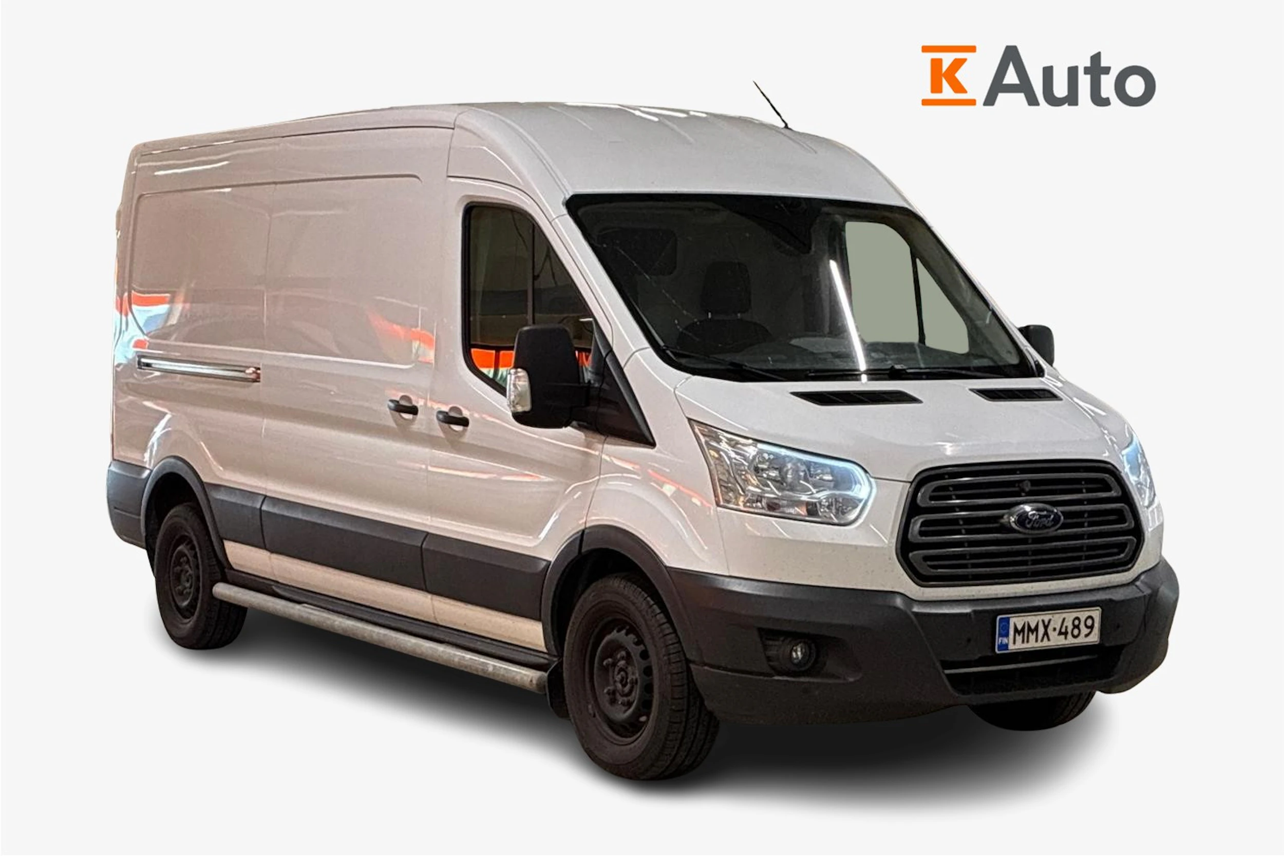 valkoinen Ford Transit 2017 kuva 1.