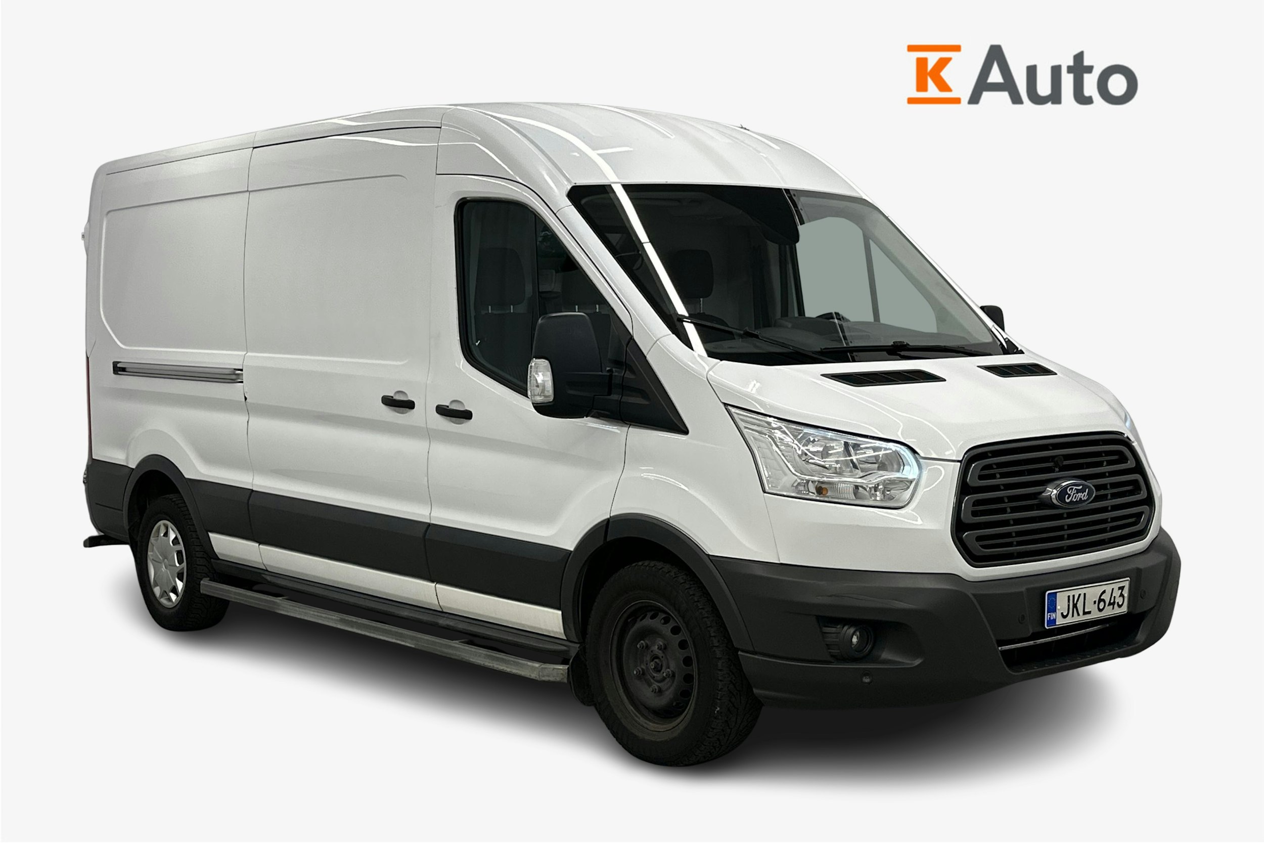 valkoinen Ford Transit 2018 kuva 1.