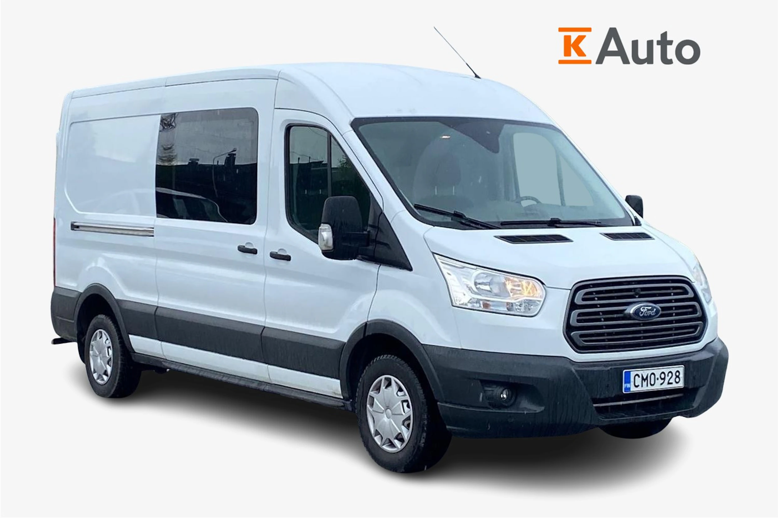 valkoinen Ford Transit 2019 kuva 1.