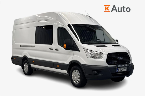 Ford Transit Van 355 2,0 TDCi 130 hv M6 Takaveto Trend L4H3 | Kevyt K-a | 3+3 paik. Jatko-ohjaamo |