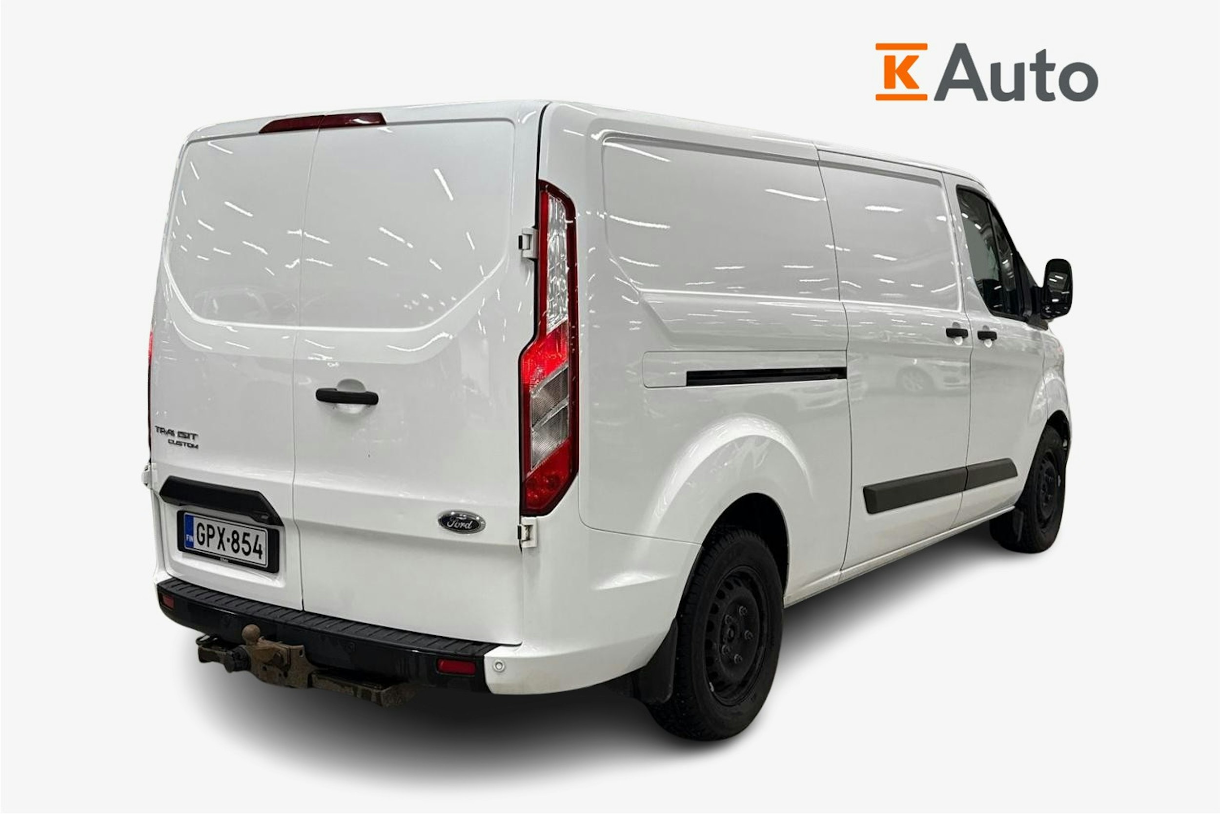 valkoinen Ford Transit Custom 2019 kuva 3.
