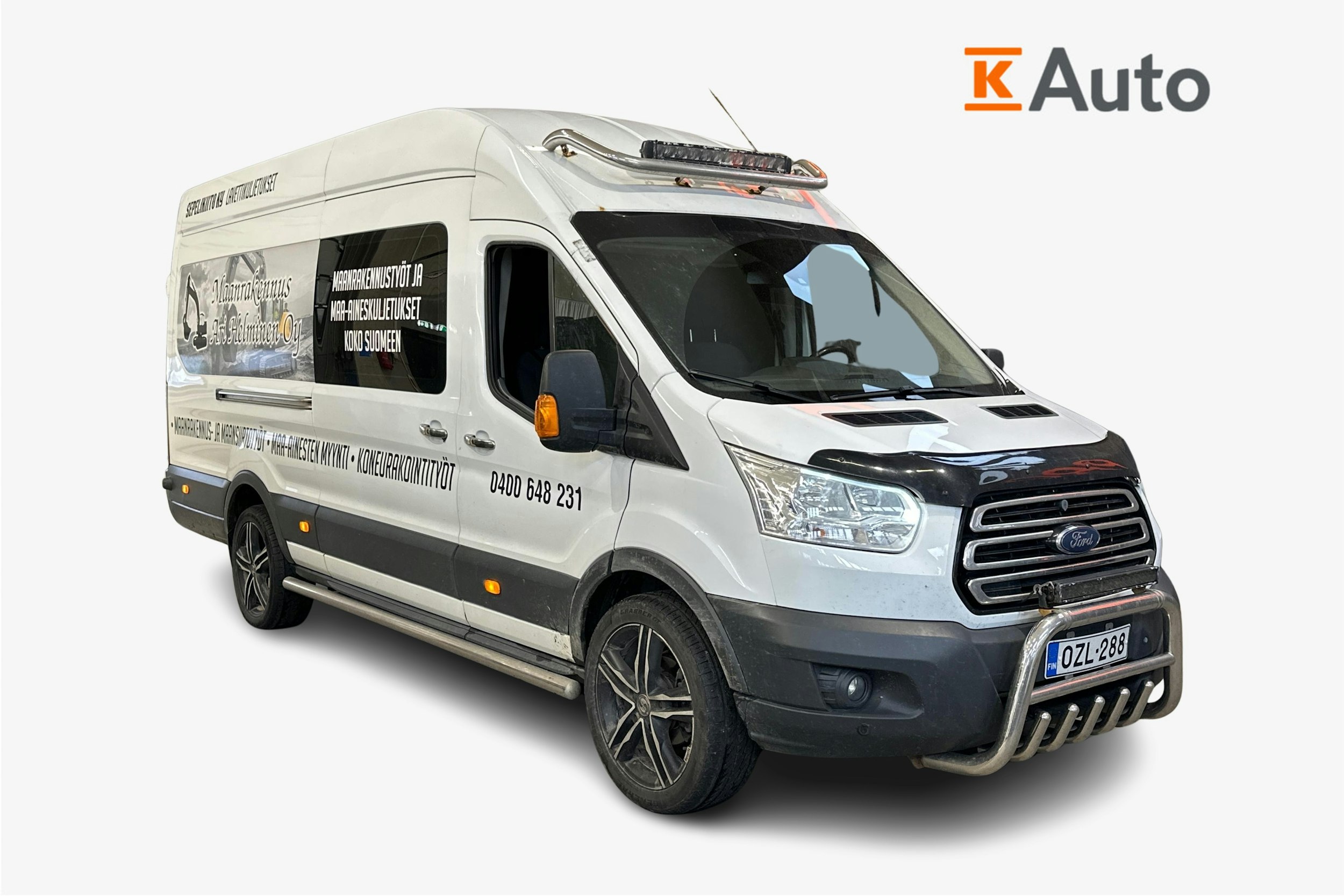 valkoinen Ford Transit 2019 kuva 1.