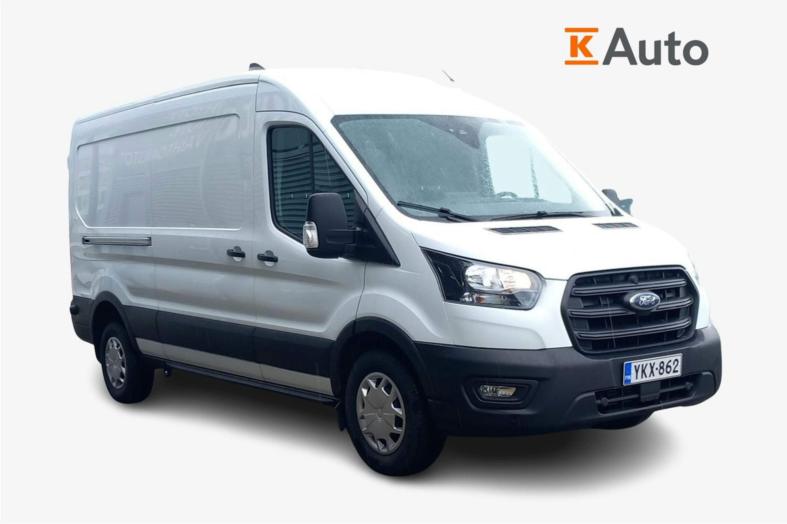 valkoinen Ford Transit 2022 kuva 1.