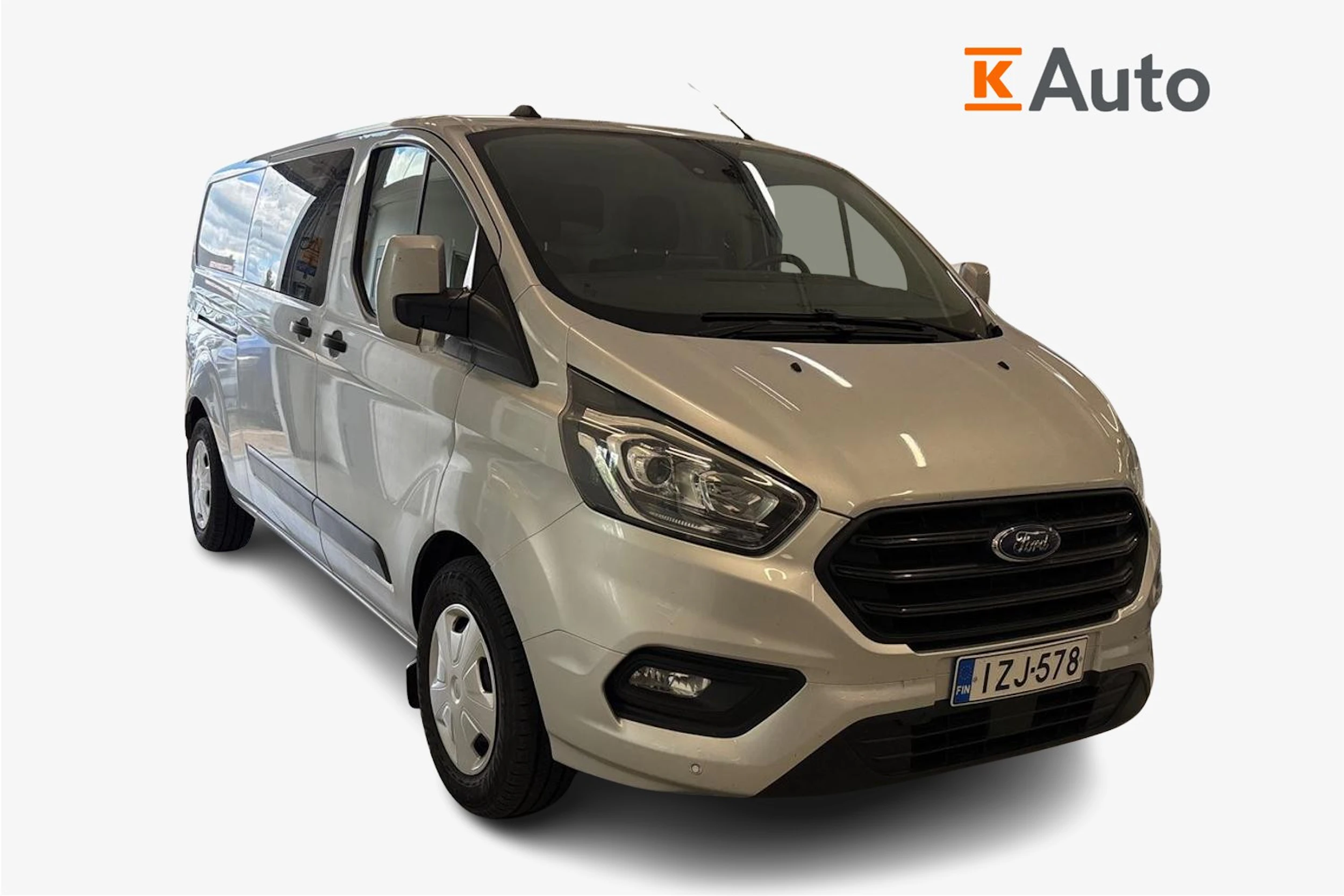 harmaa Ford Transit Custom 2021 kuva 1.