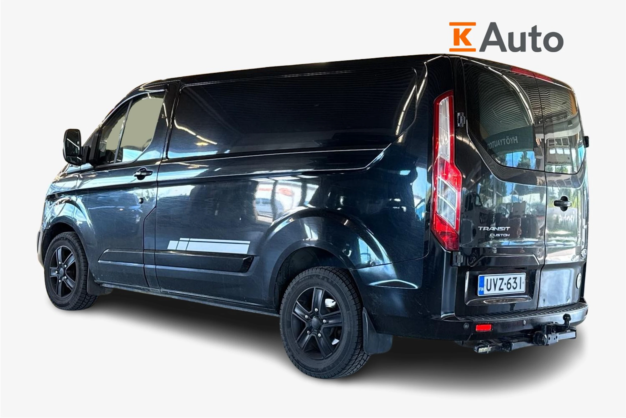 musta Ford Transit Custom 2013 kuva 2.