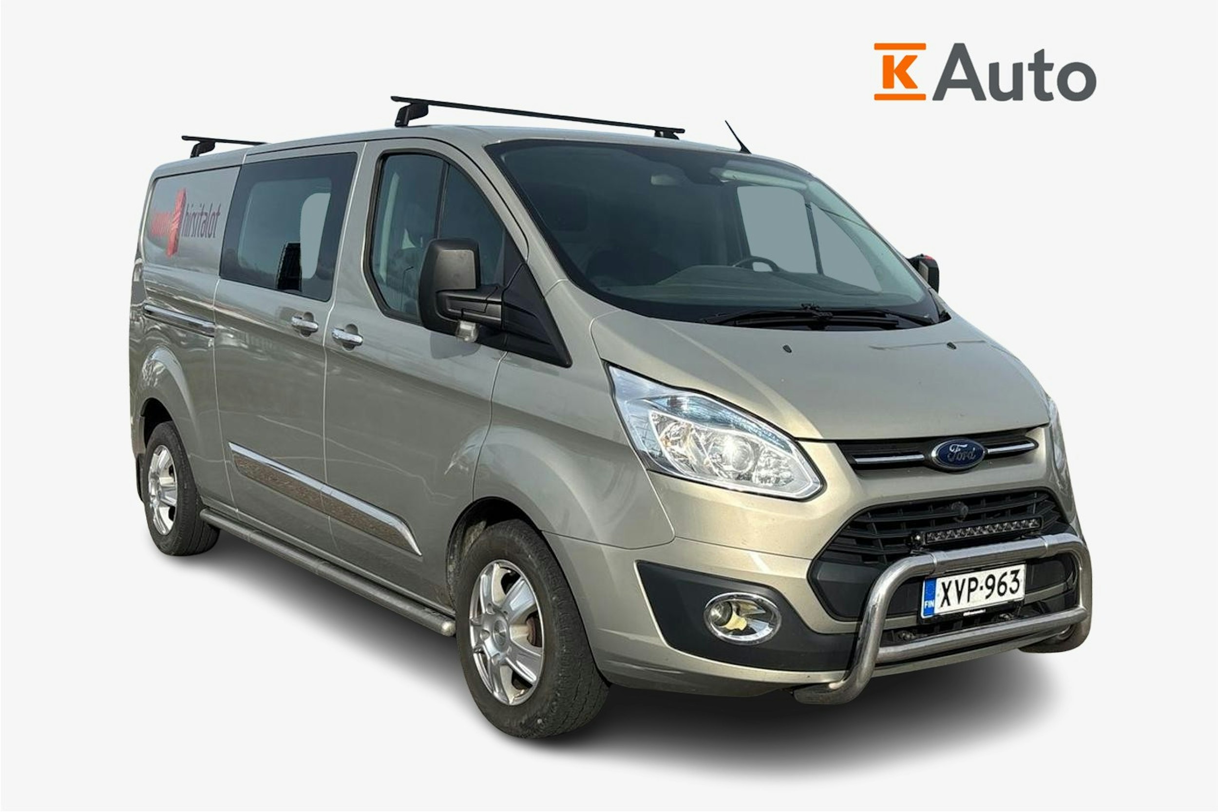 Harmaa Ford Transit Custom 2014 kuva 1.