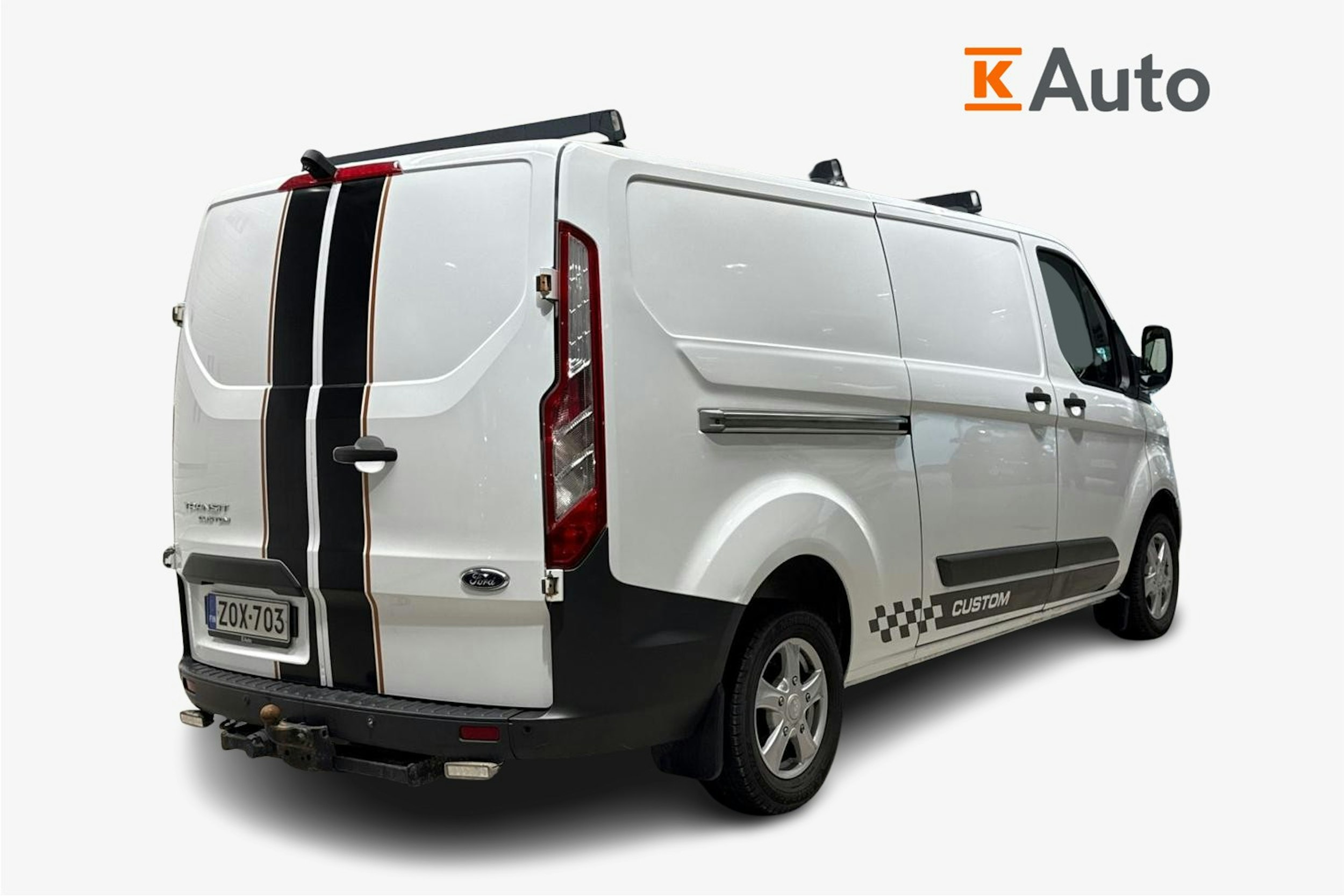 Valkoinen Ford Transit Custom 2014 kuva 2.