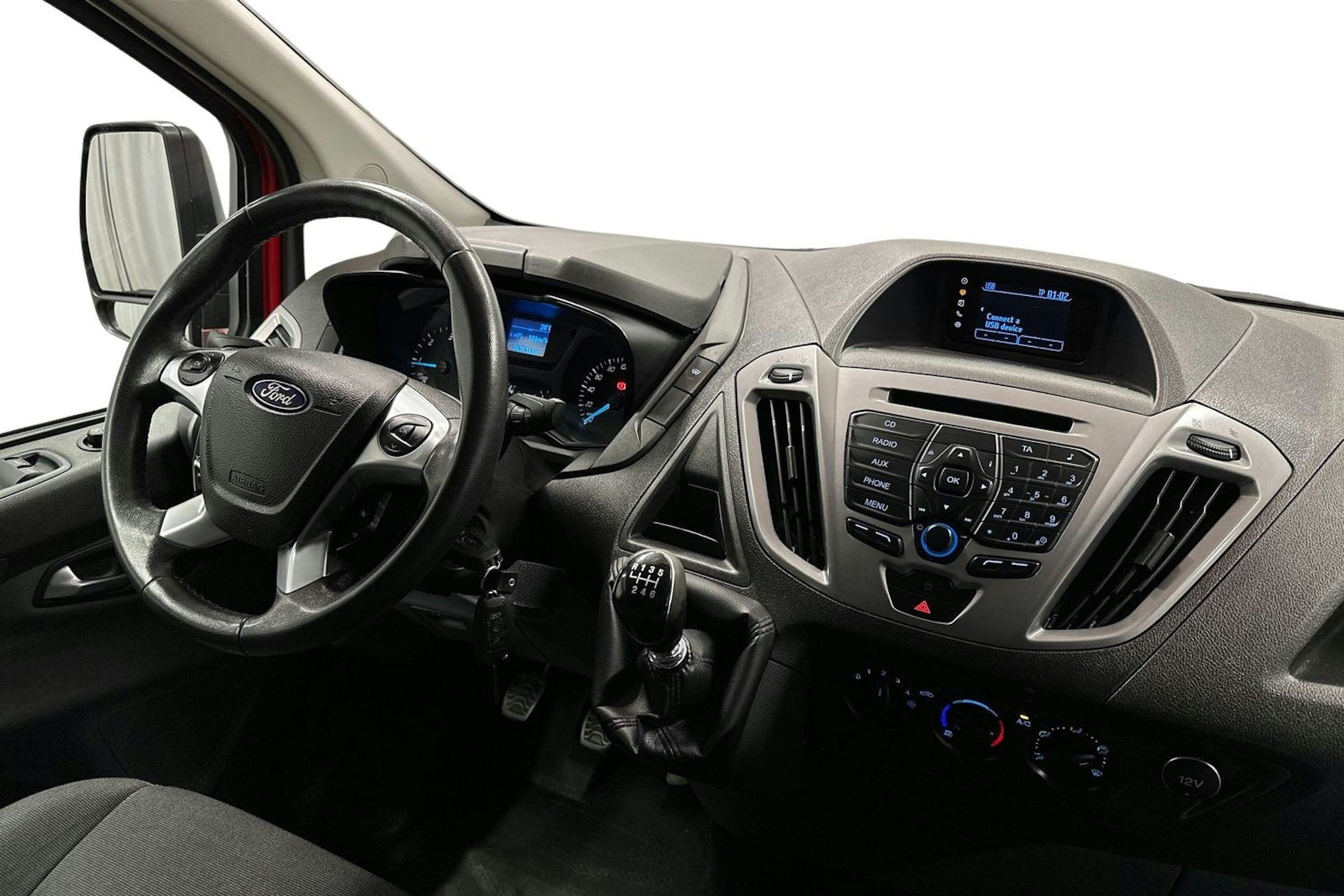 punainen Ford Transit Custom 2015 kuva 7.