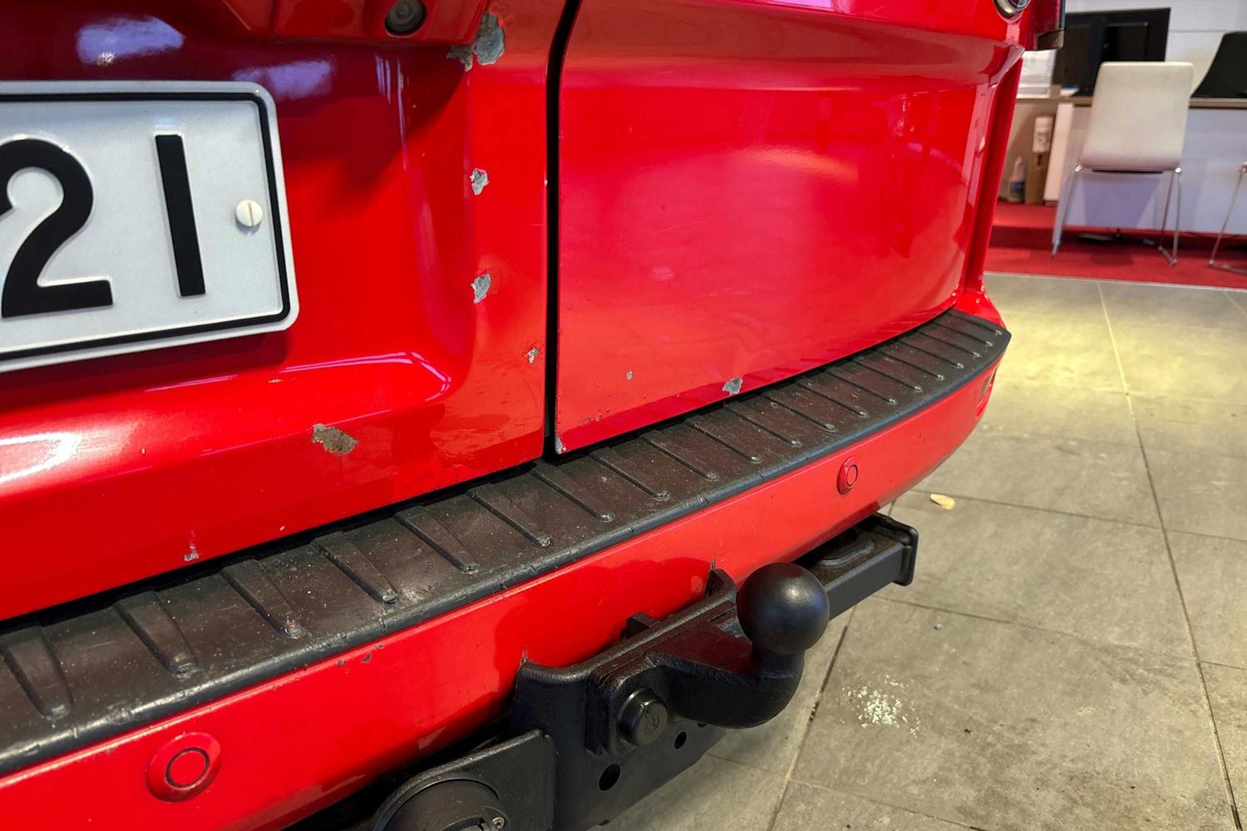 Punainen Ford Transit Custom 2015 kuva 15.