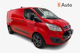 punainen Ford Transit Custom 2016 kuva 1.
