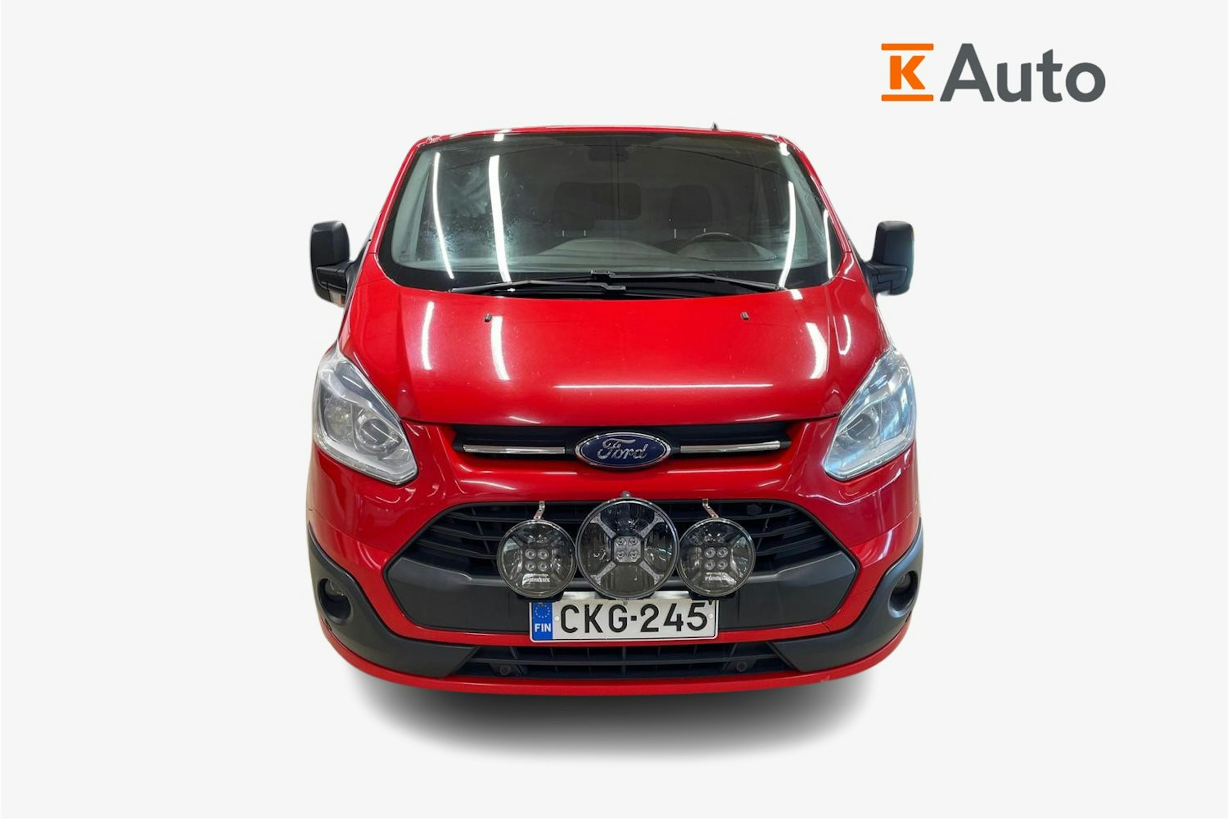 punainen Ford Transit Custom 2016 kuva 4.